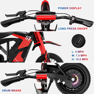 EV12M Electric Motorcycle for Kids